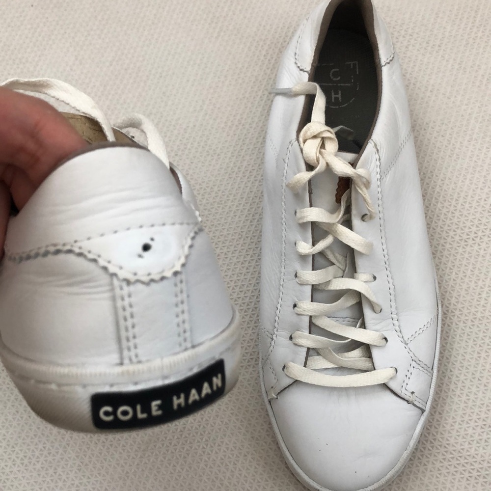 Cole Haan Mindi Lace Up in white - Picture 3 of 14